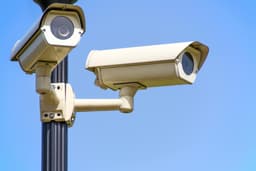 Système de vidéosurveillance professionnel installé